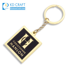 Made in china custom personalized metal blank sublimation printing gold plated logo keychain